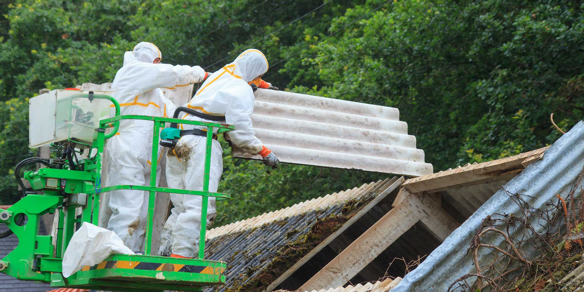 Safe removal of asbestos